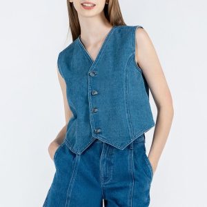 Áo Khoác Nữ Dáng Gile Thời Trang FWJK24SS02G