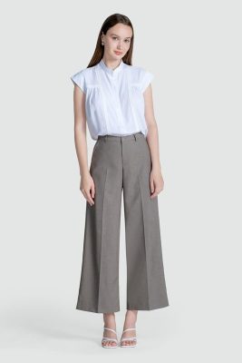 Quần Tây Nữ Xám Ống Rộng FWDP25SS01C